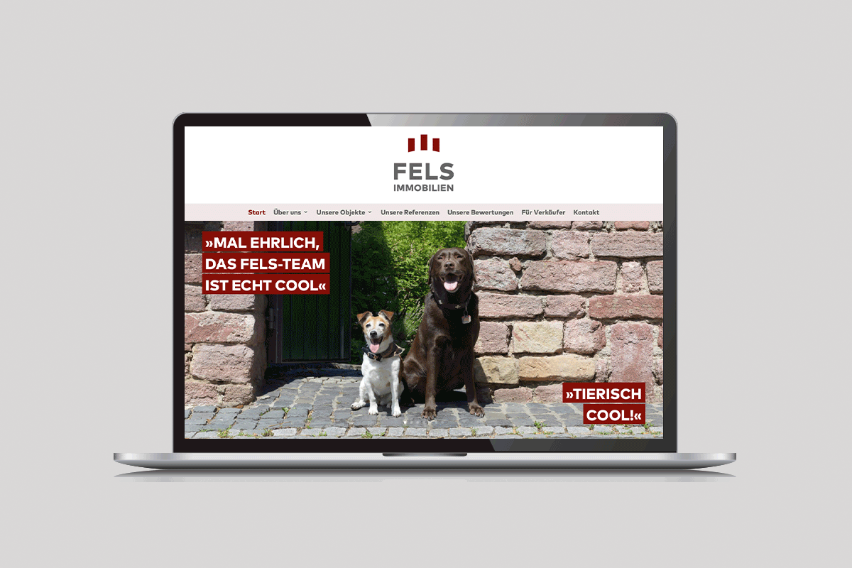 Fels Immobilien Website